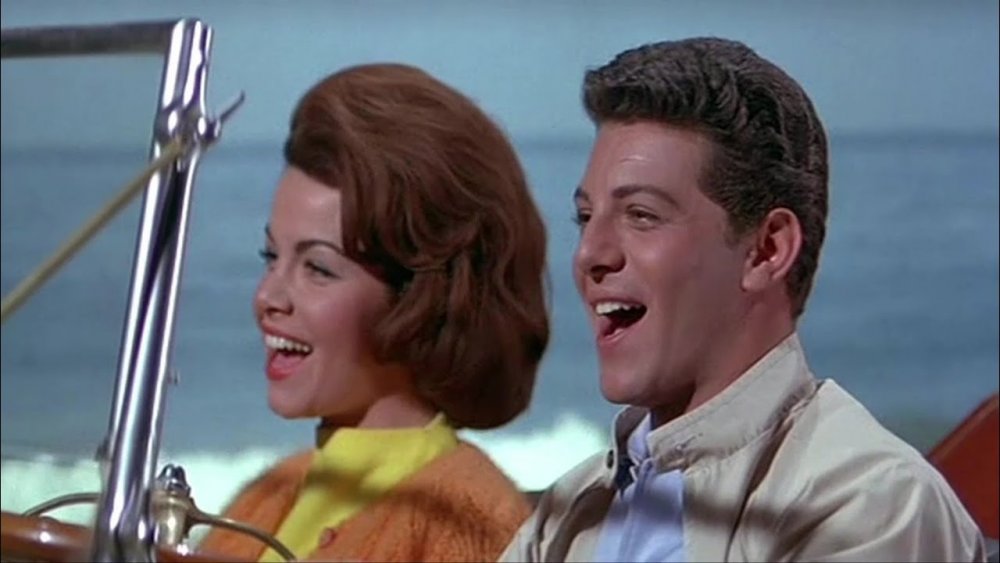 Frankie Avalon and Annette Funicello in Beach Party