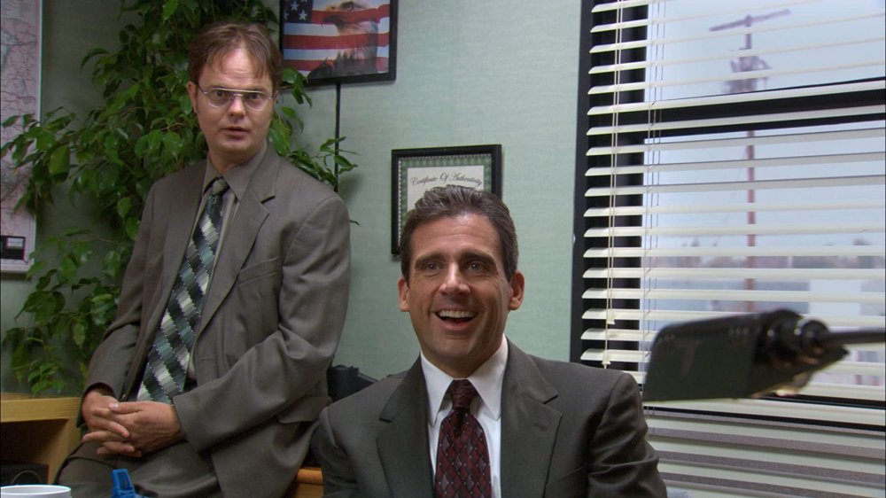 Steve Carell and Rainn Wilson on "Office Olympics" from The Office