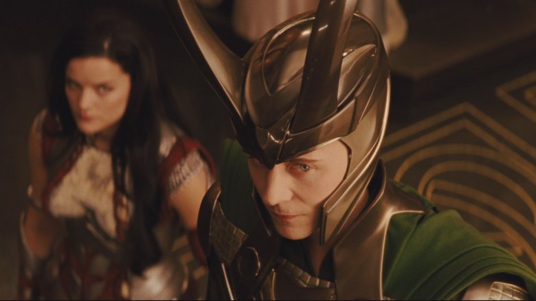 Tom Hiddleston and Jamie Alexander in Thor