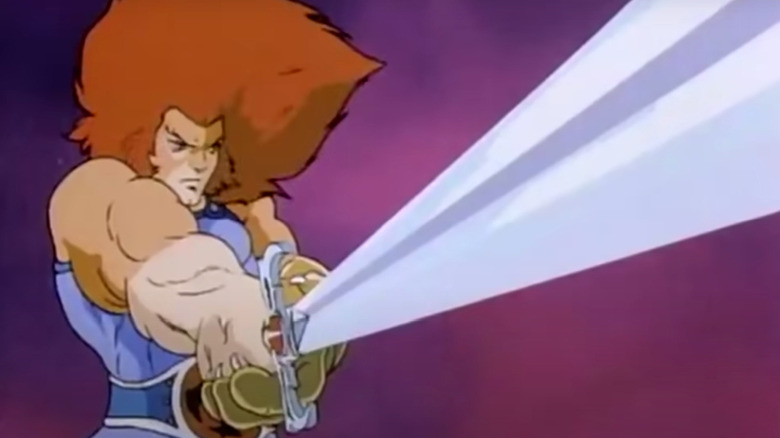 Lion-O with his sword in ThunderCats