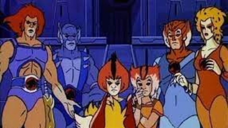 The ThunderCats standing together