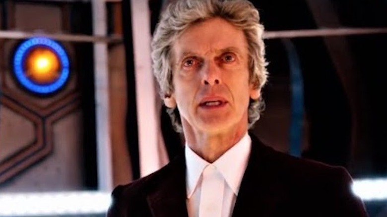 The Twelfth Doctor looking on