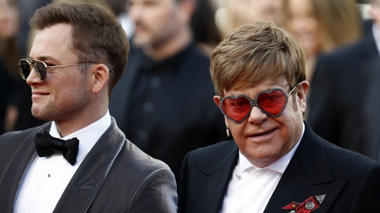 Taron Egerton and Elton John