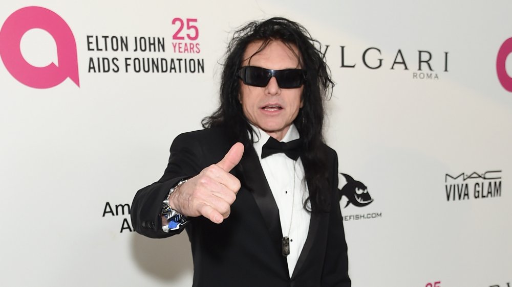 Tommy Wiseau at a charity fundraiser