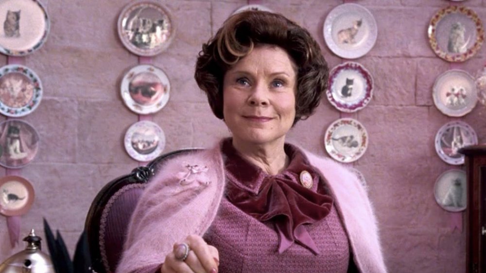 Imelda Staunton as Professor Dolores Umbridge in Harry Potter