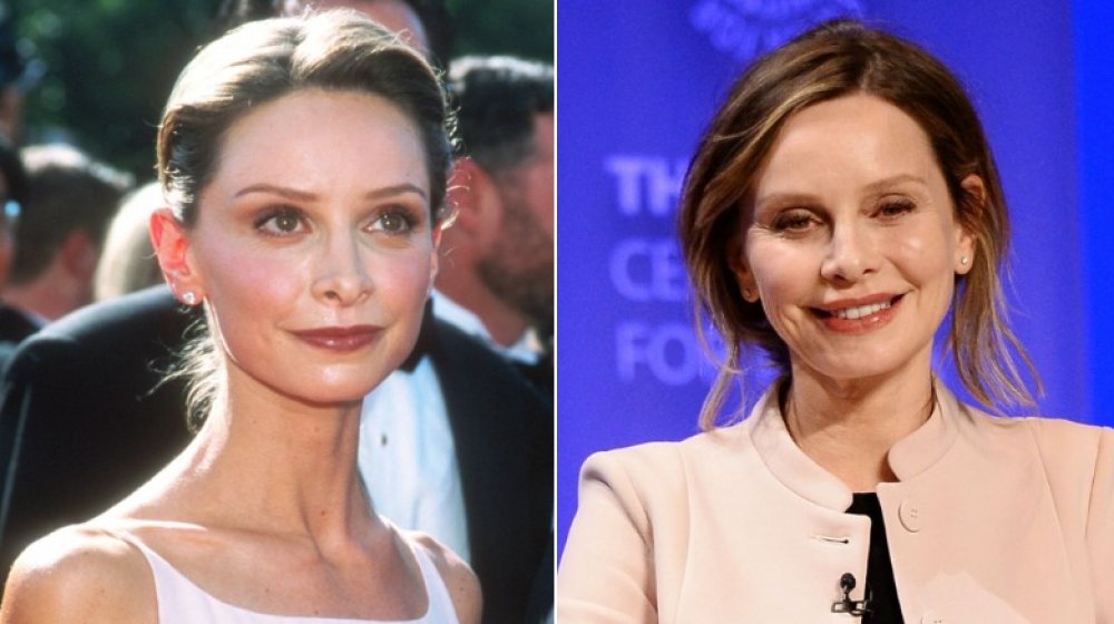 Calista Flockhart then and now