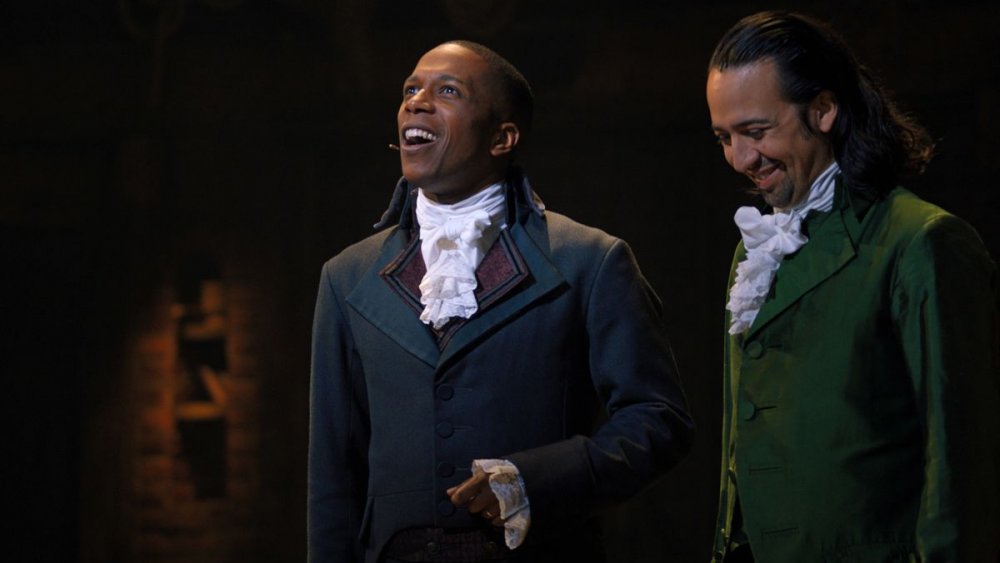 Leslie Odom Jr. and Lin-Manuel Miranda in Hamilton