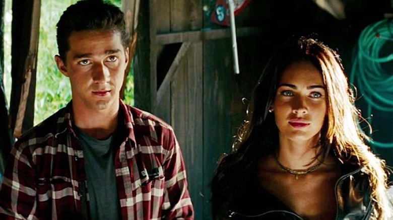 Shia LaBeouf and Megan Fox in Transformers