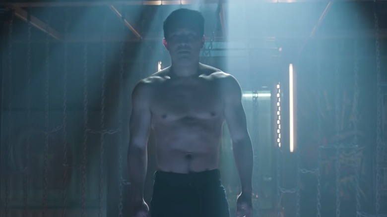 Simu Liu shirtless