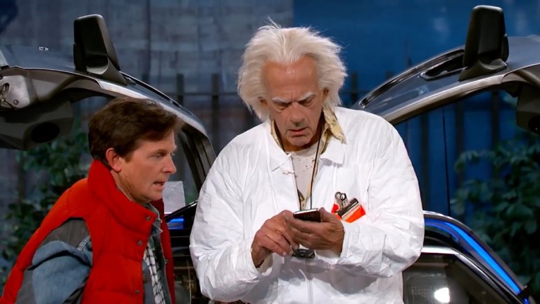 Christopher Lloyd and Michael J. Fox on Jimmy Kimmel Live