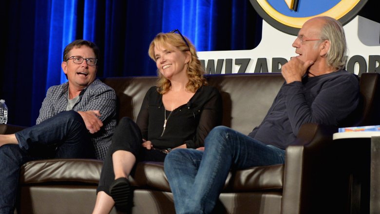 Michael J Fox, Lea Thompson, and Christopher Lloyd at Wizard World Philadelphia