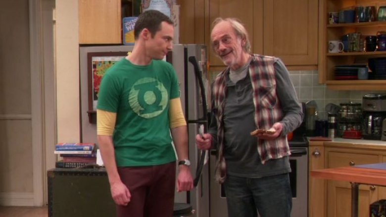 Jim Parsons and Christopher Lloyd in The Big Bang Theory