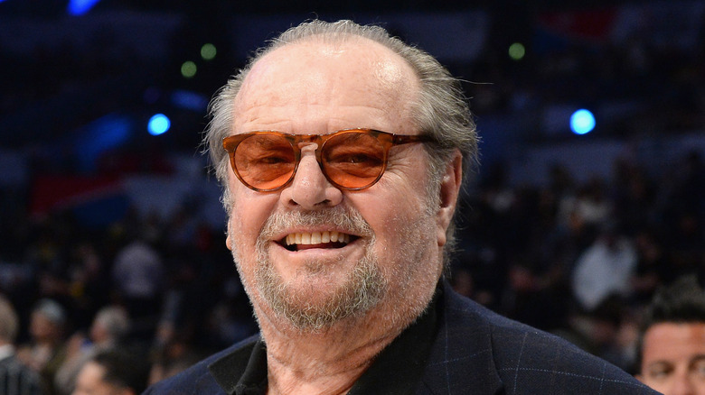 Jack Nicholson at Lakers game