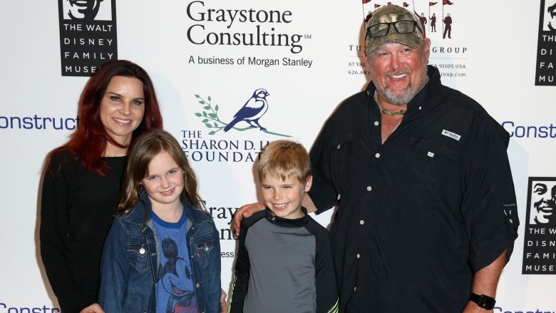 Larry the Cable Guy and his family