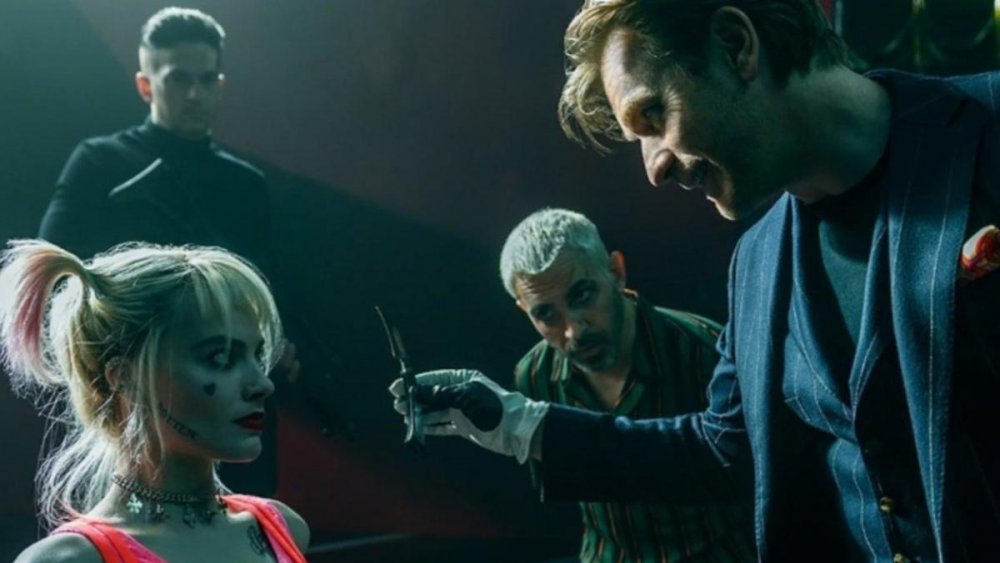 Black Mask confronts Harley Quinn for her many slights against him in Birds of Prey