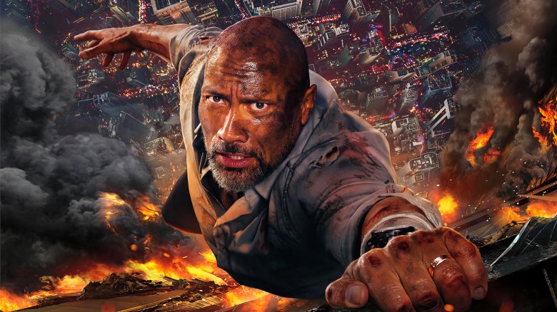 Dwayne Johnson in Skyscraper