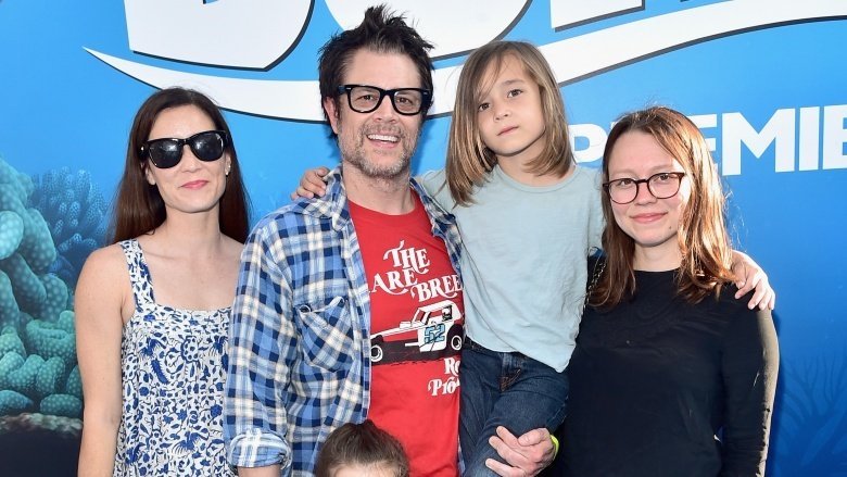 Johnny Knoxville and family