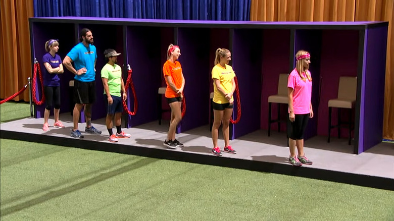 Big brother cast in colorful shirts