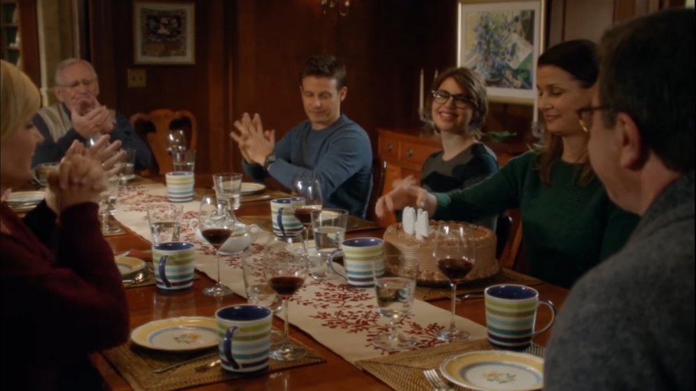 The Reagan family table on Blue Bloods