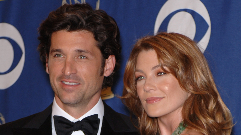 patrick dempsey ellen pompeo smiling 