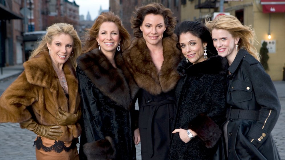 The cast of The Real Housewives of New York City