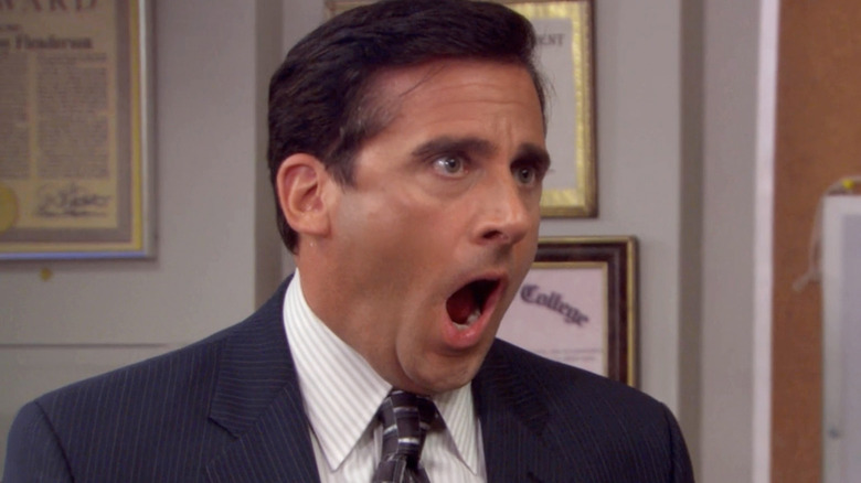 Steve Carell as Michael Scott on The Office