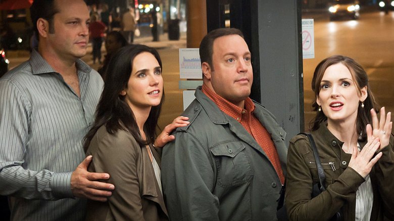 Vince Vaughn, Jennifer Connelly, Kevin James, and Winona Ryder in The Dilemma