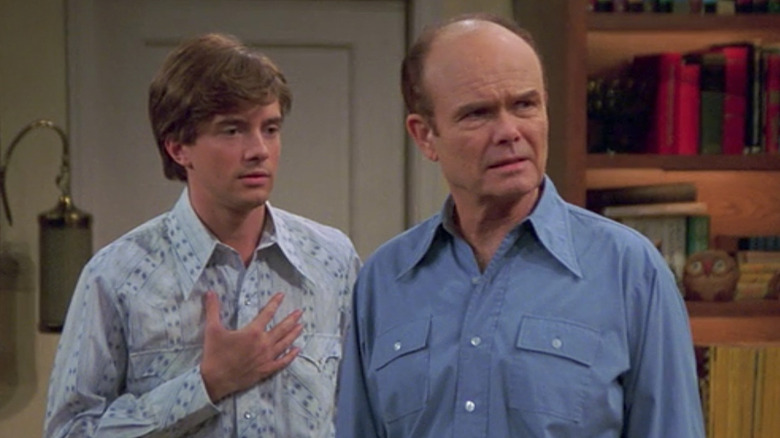 Eric and Red Forman looking confused