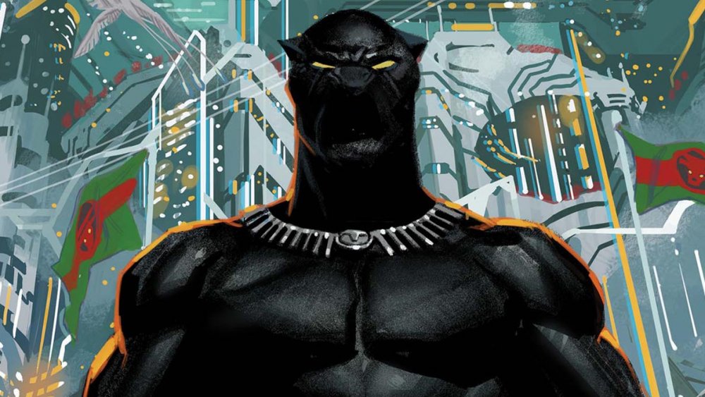 King T'Challa of Wakanda, AKA Black Panther, from Marvel Comics