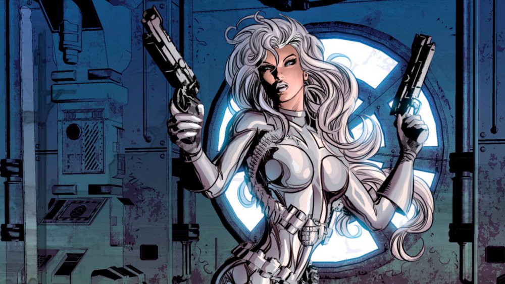 Silver Sablinova, AKA Silver Sable, from Marvel Comics