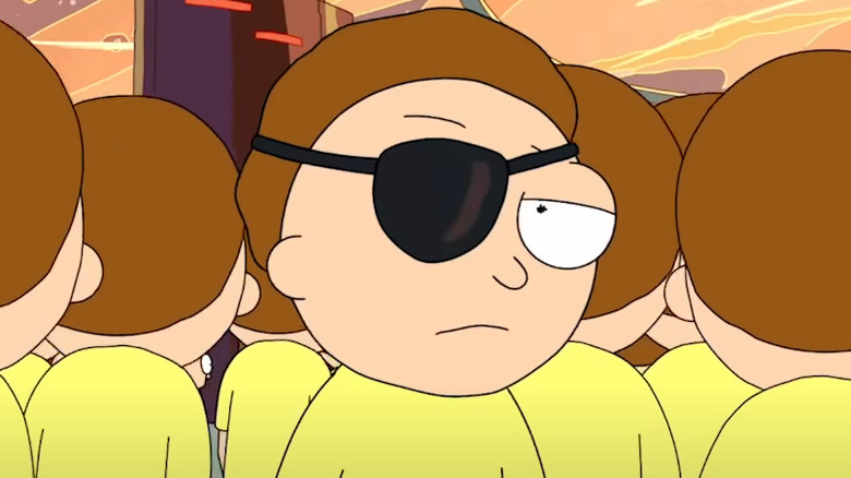 Evil Morty scowling