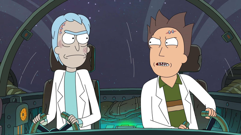 Rick and Jerry in space