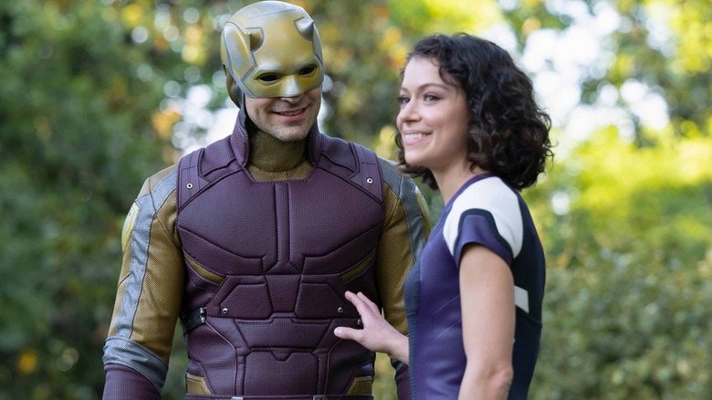 Charlie Cox and Tatiana Maslany on She-Hulk: Attorney at Law