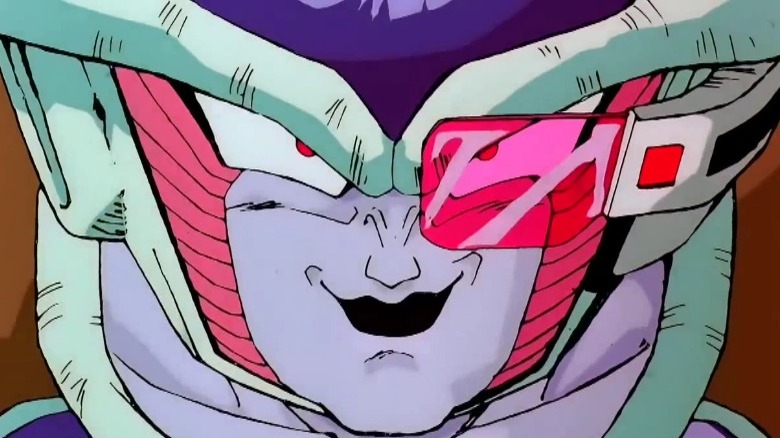 Frieza in his "first" form, smirking