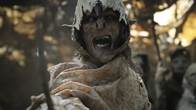 An Orc screaming