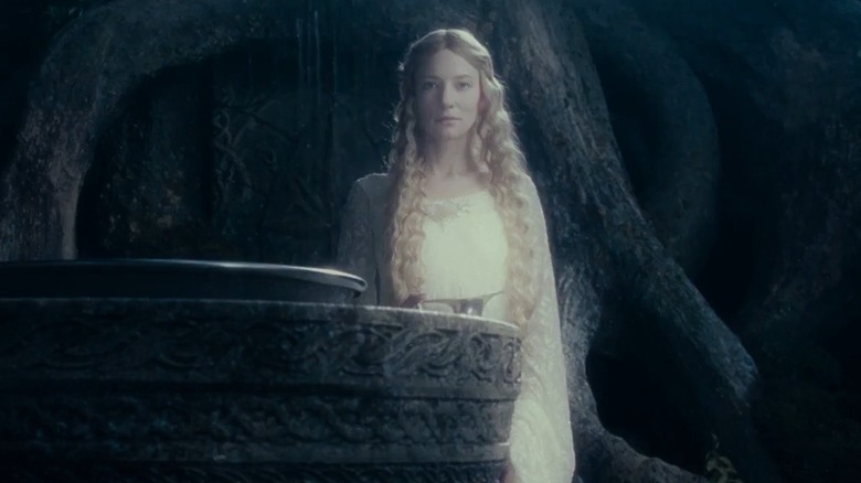 Galadriel standing by her mirror