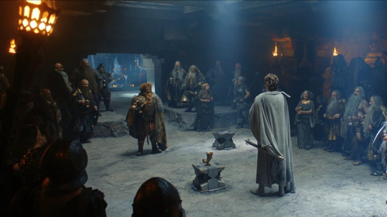 Durin and Elrond face off