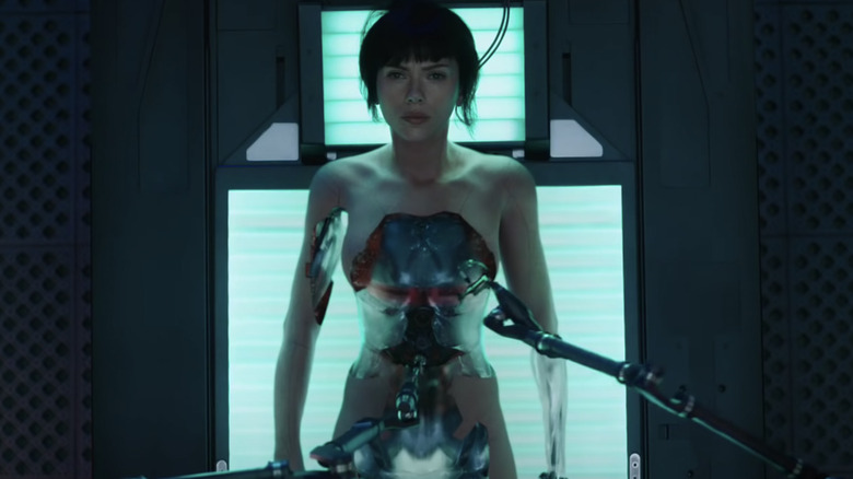 Scarlett Johansson in Ghost in the Shell