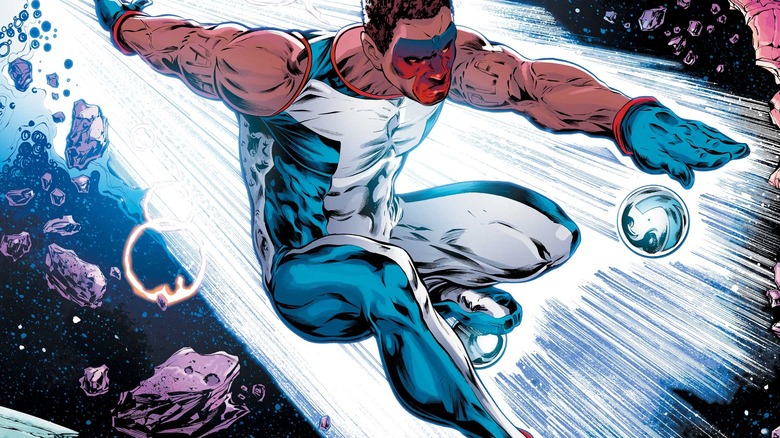 Mr. Terrific throwing his T-Balls