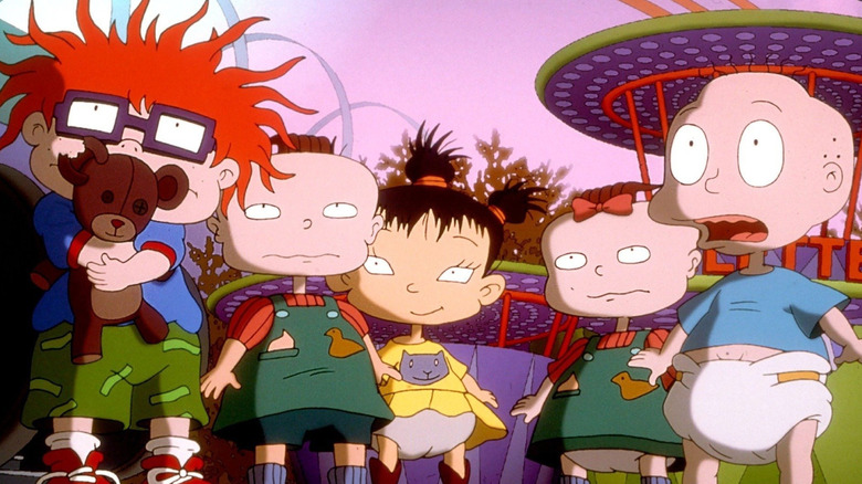 Rugrats looking up