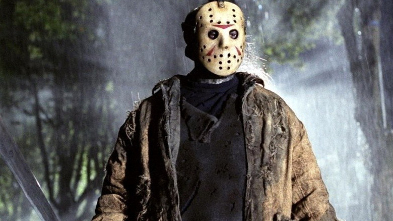 Jason Voorhees stalking teens. 