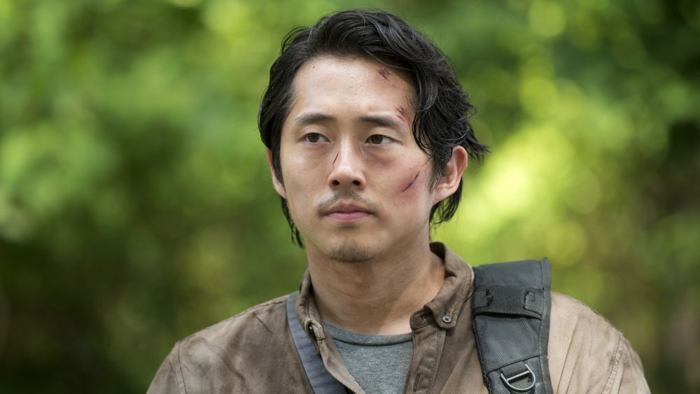 Steven Yeun as Glenn Rhee on The Walking Dead