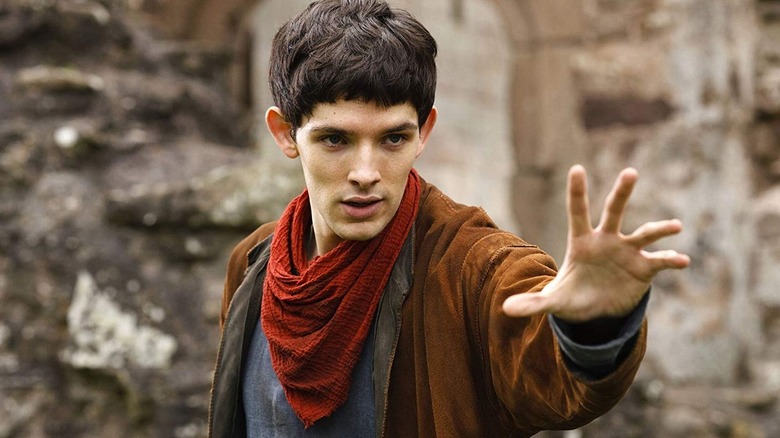 Merlin uses magic in "Merlin" (2012)