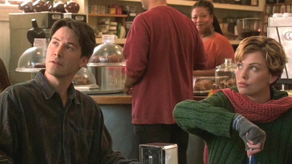 Keanu Reeves as Nelson Moss and Charlize Theron as Sara Deever in Sweet November