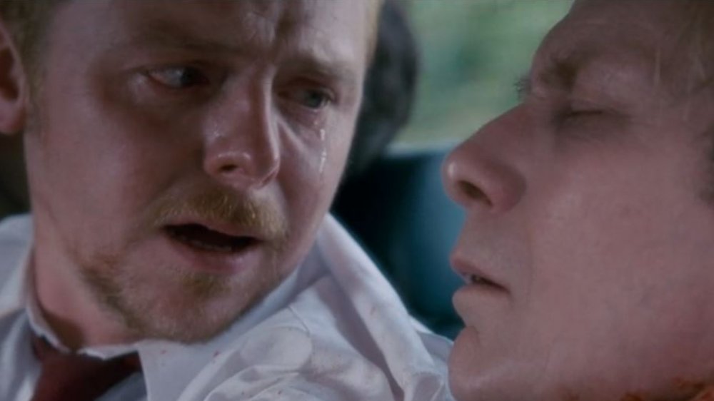 Simon Pegg and Bill Nighy in Shaun of the Dead