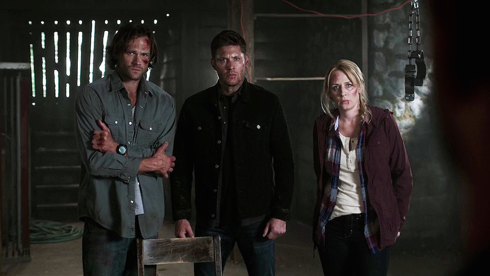 Sam, Dean, and Mary battered 