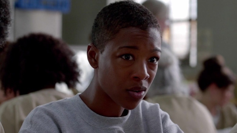 Poussey Washington surprised