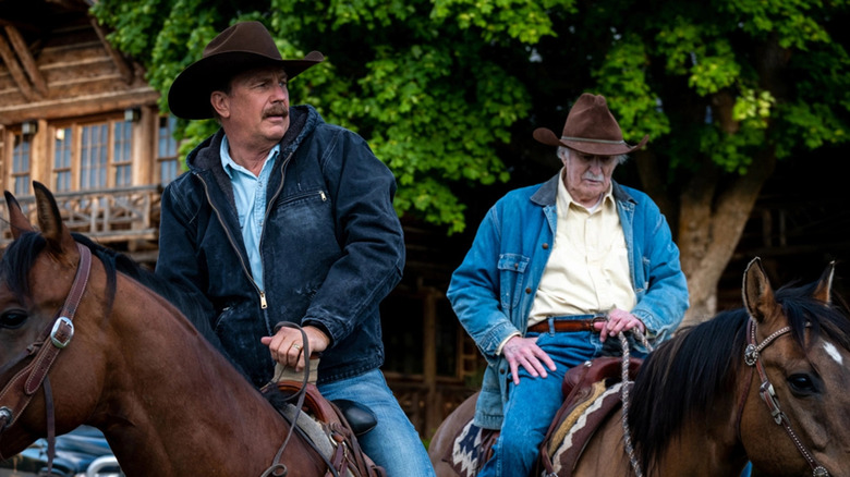 John Dutton and his dad on their last ride