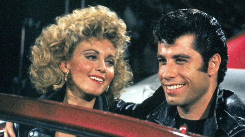 Sandy and Danny at the conclusion of Grease