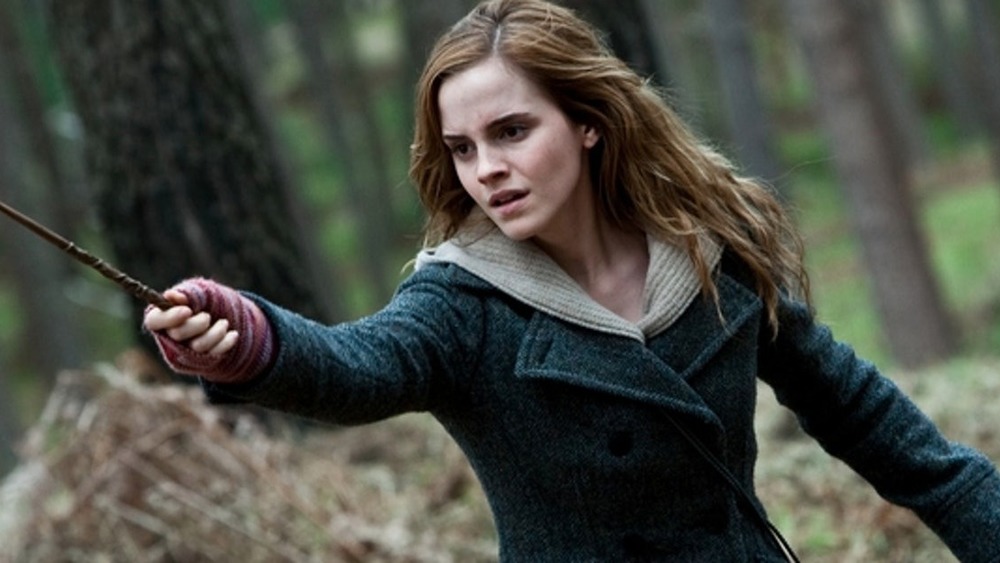 Hermione casting spell